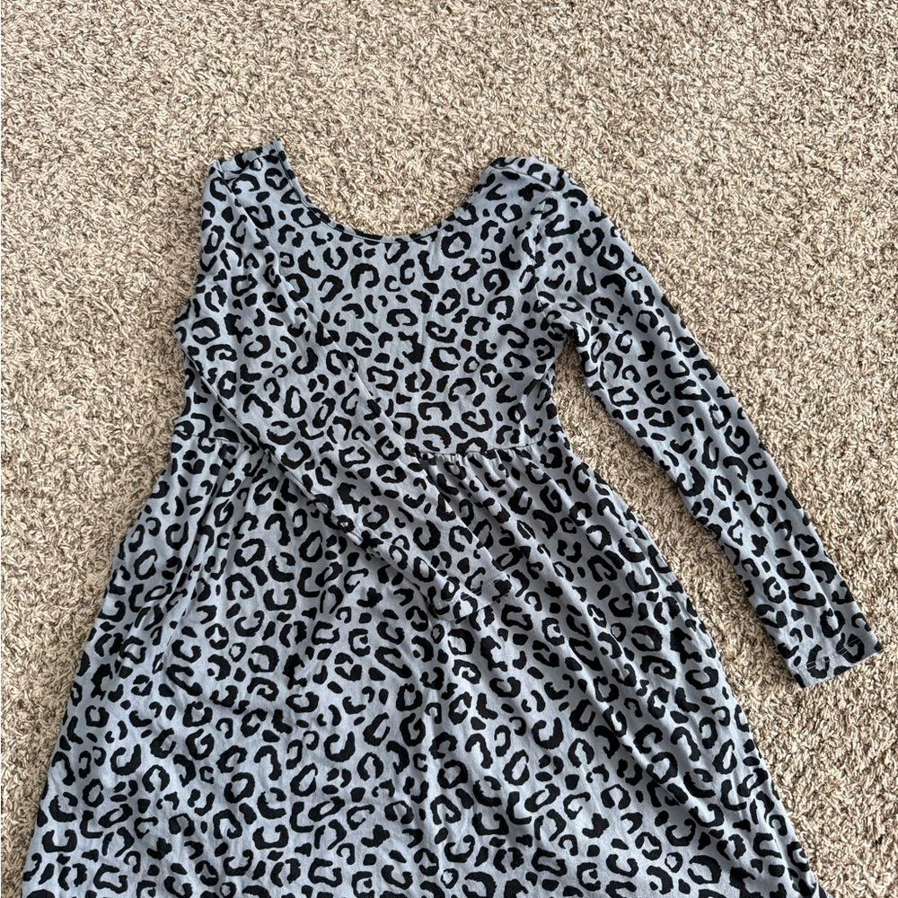 Stylish Leopard Print Kids Dress